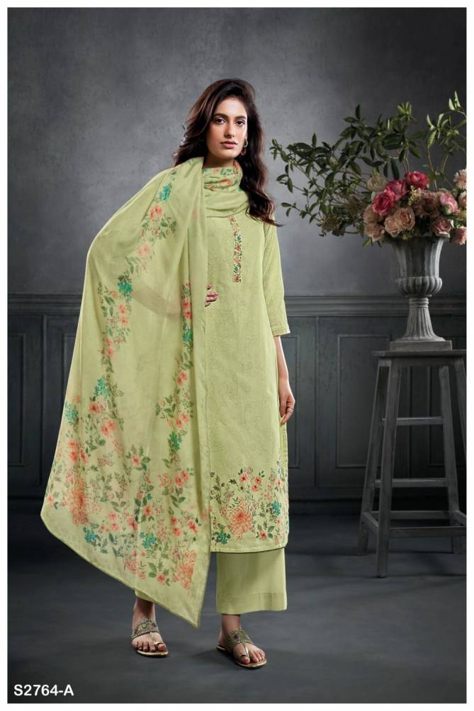 Juhana 2764 By Ganga Hand Work Designer Dress Material Wholesale Price In Surat